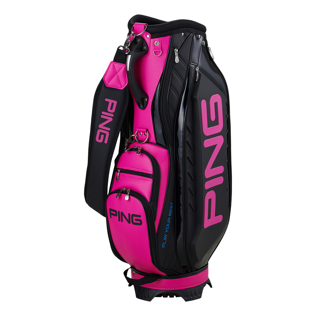 希少品】 PING ピン キャディバッグ ゴルフ ゴルフバッグ7分割 大容量