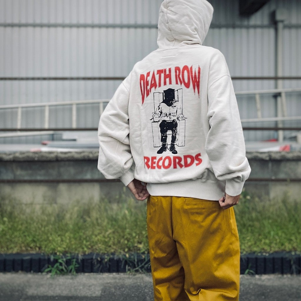 DEATH ROW RECORDS | WASHED MIDDLE WEIGHT PULLOVER HOODED SWEAT