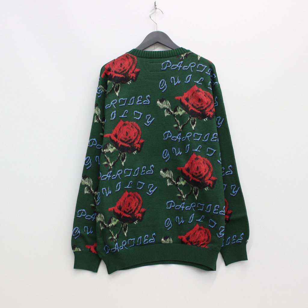 WACKO MARIA | ワコマリア JACQUARD SWEATER #GREEN [22FWE-WMK-KN01