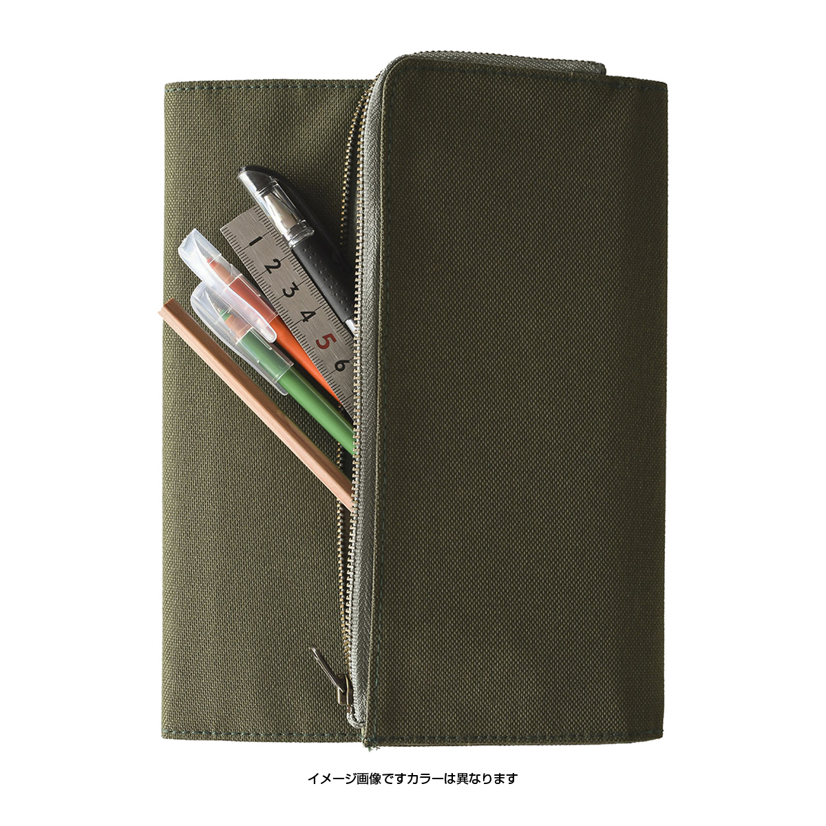 isshoni. ペンケース付手帳・ノートカバー A5 BLACK N1847 | 2026年版