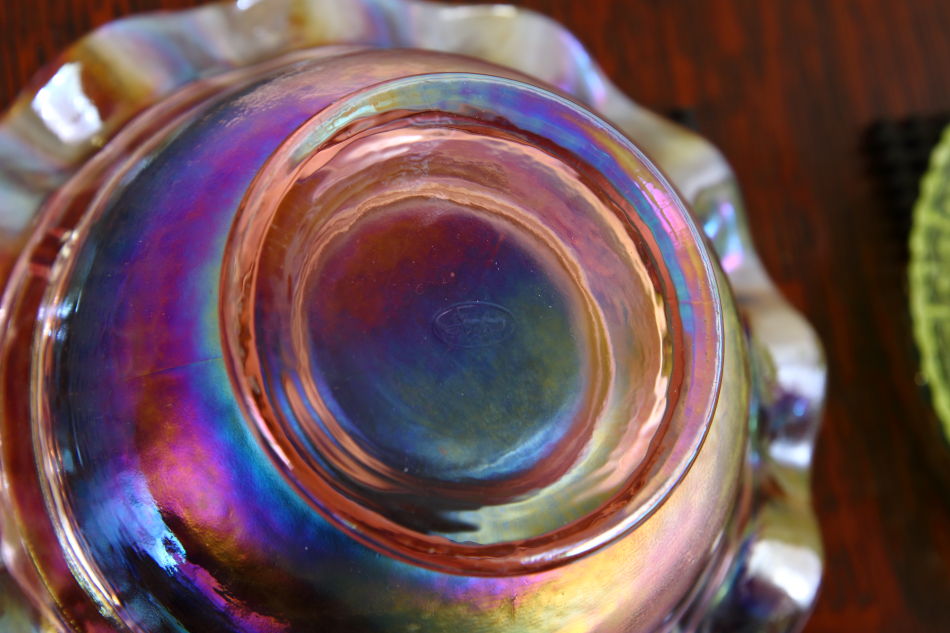 Fentonフェントン ヴァセリン/オパールセントガラス フェアリーランプ