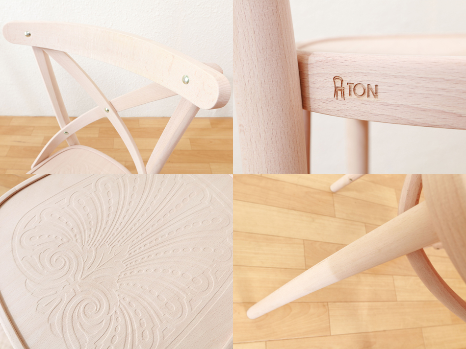 トンTON ベントウッドチェア No.150 クロスバック / ピュア