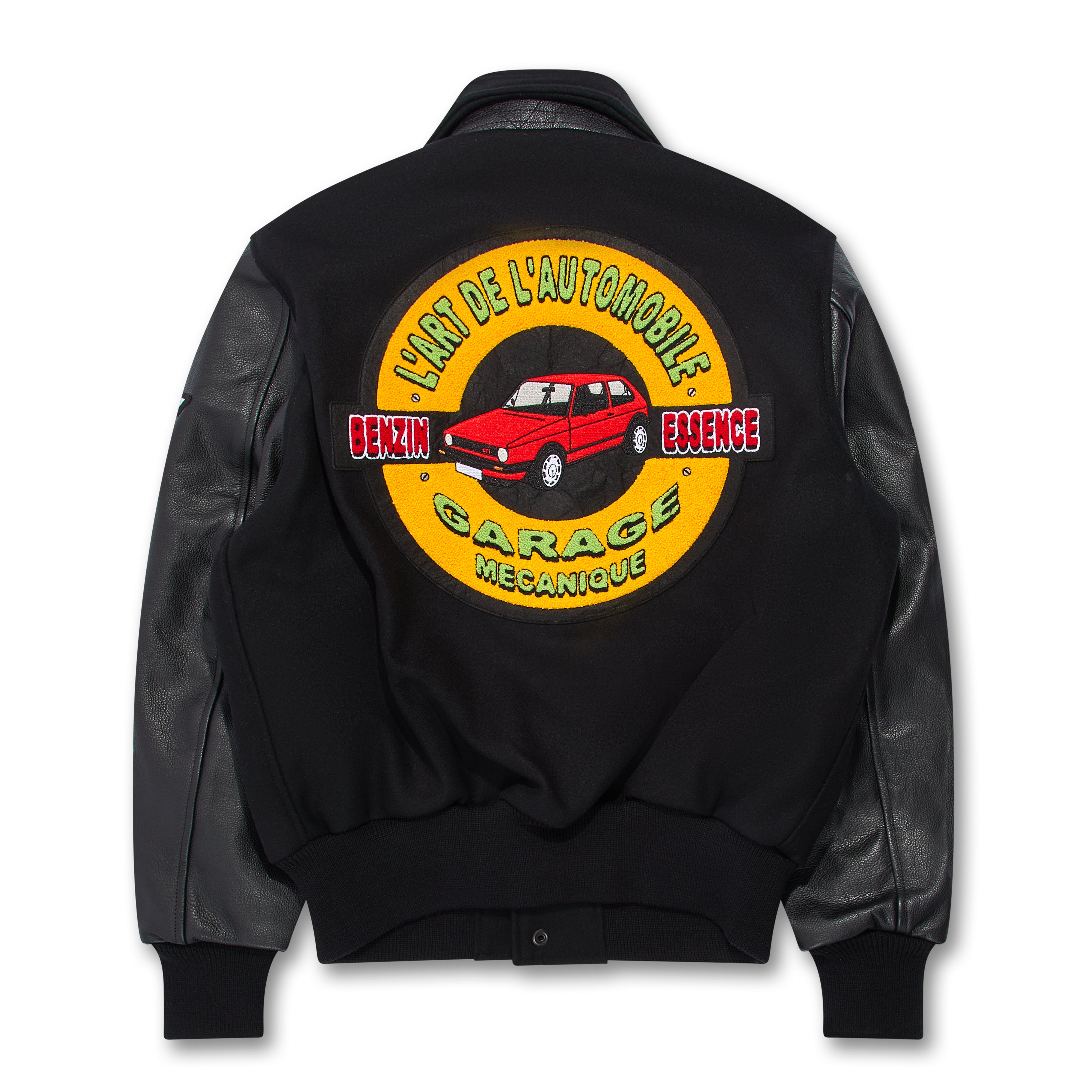 Kar L'Art De L'Automobile: Varsity Jacket (Black) | DSML E-SHOP
