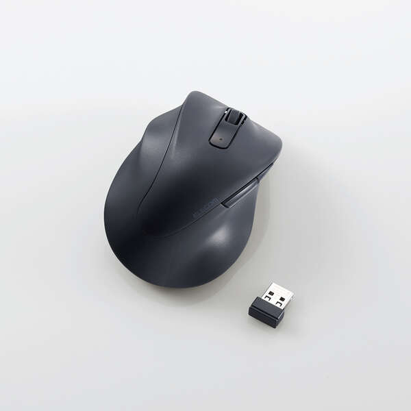 静音 2.4GHz無線マウス “EX-G”5ボタン Sサイズ(左手用) | エレコム