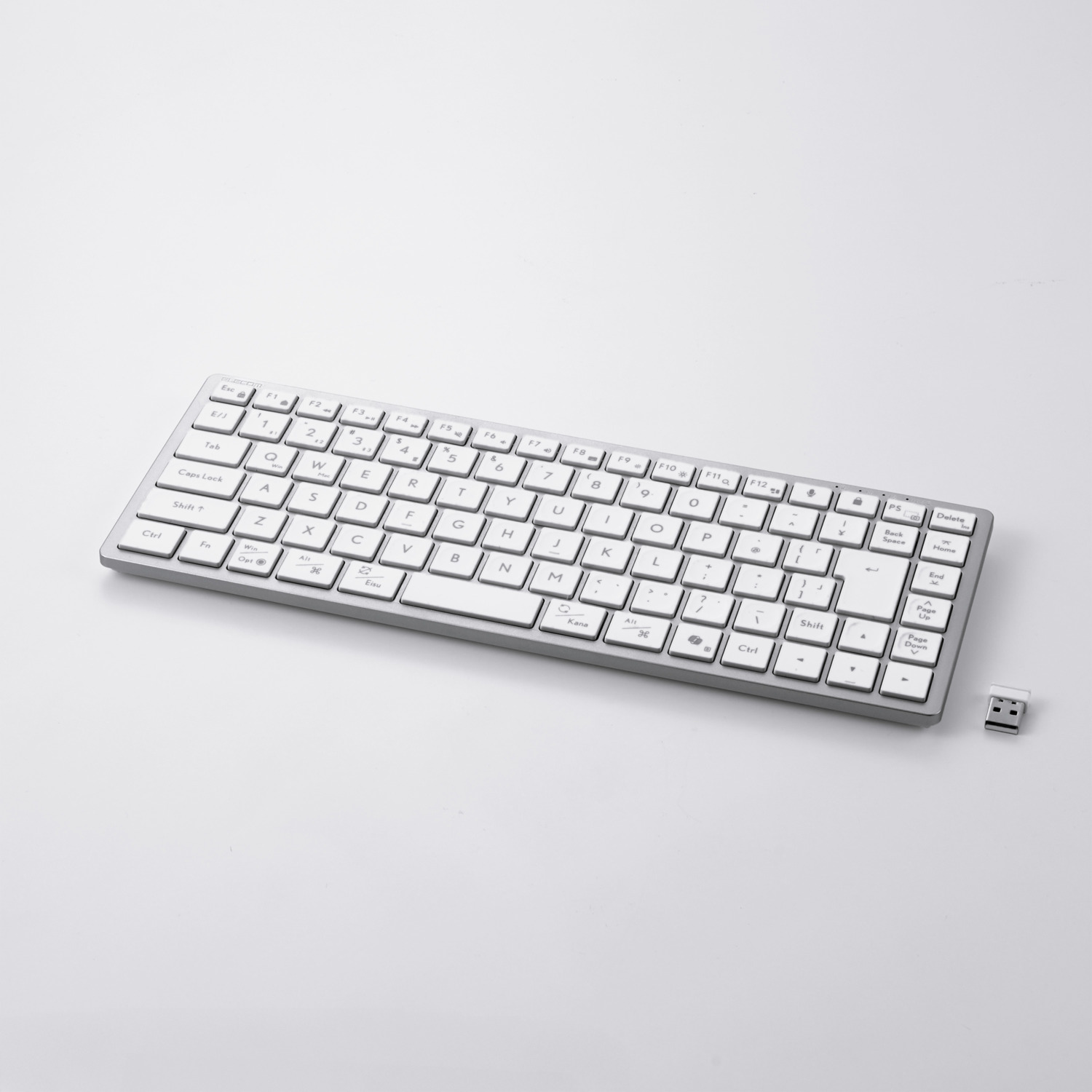 Precisionist mini USB無線/Bluetooth薄型ミニキーボード | エレコム