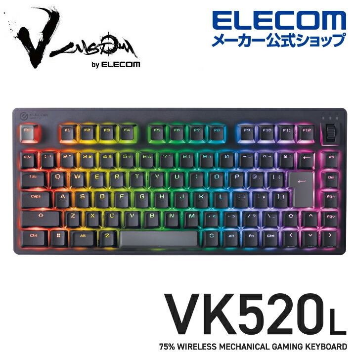 V custom VK520L | エレコムダイレクトショップ本店はPC周辺機器