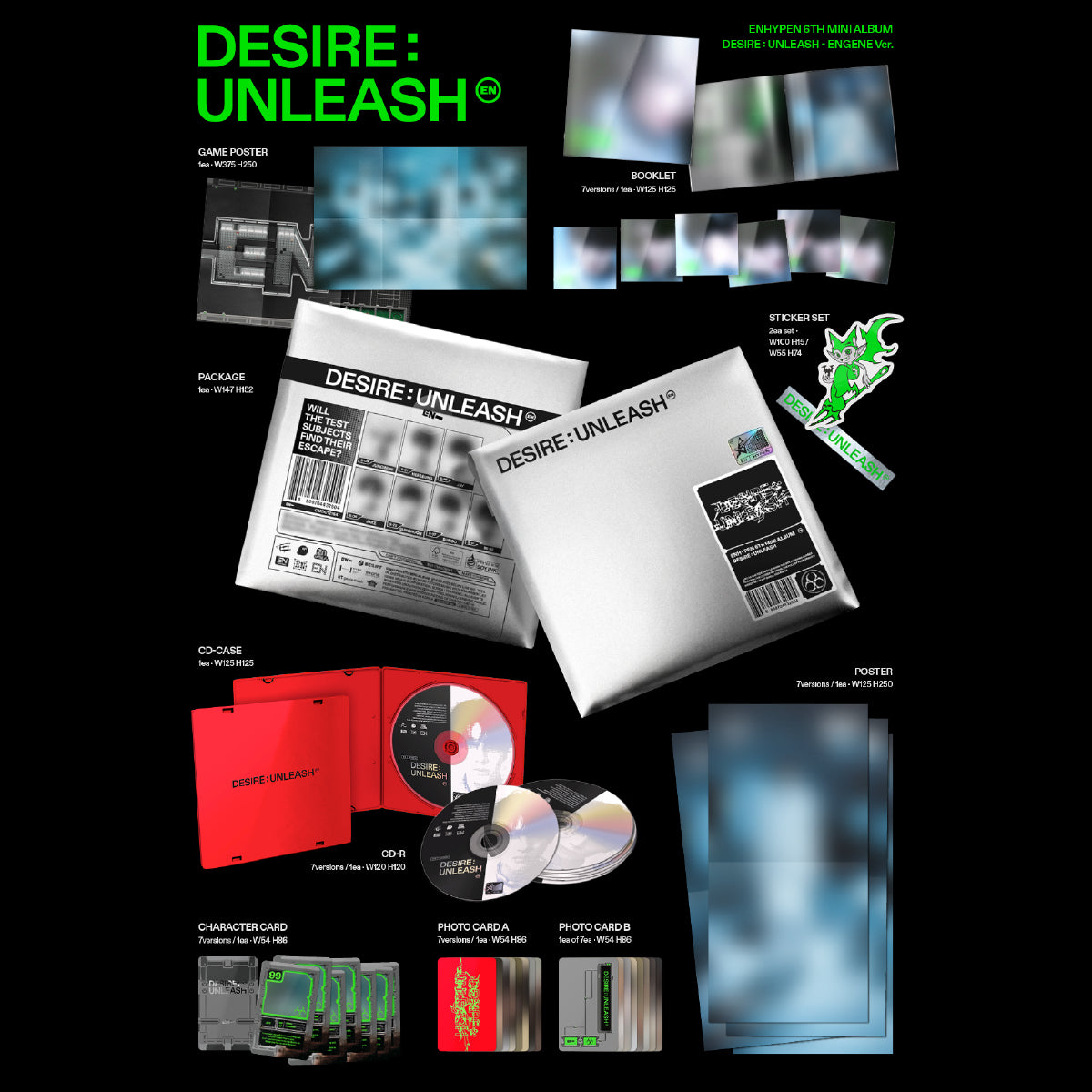 DESIRE : UNLEASH (ENGENE ver.) - ENHYPEN Store