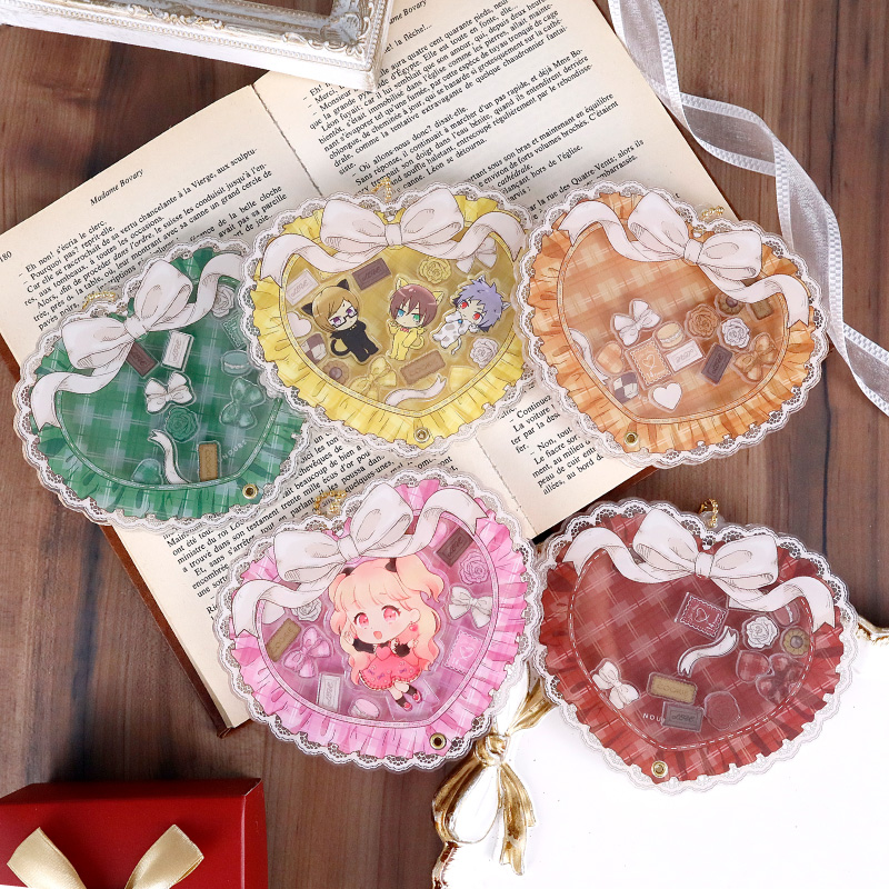 クラシックチェックハートアクリルフレーム ブルー| FUKUYA ONLINE