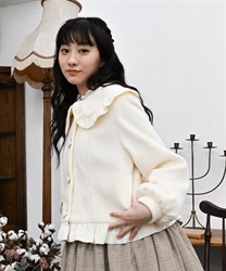 バックフリルショートコート | kawaii -outlet- | axes femme online