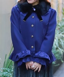 ローズリボン付フリルコート 【会員限定価格】 | axes femme online shop