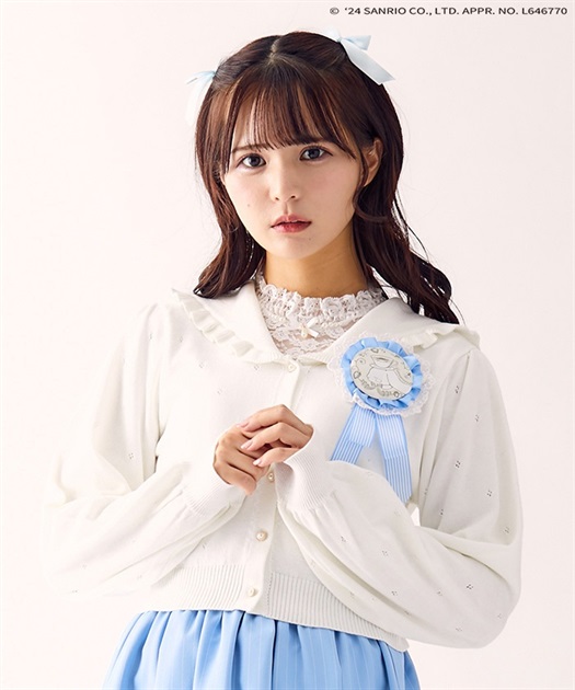 シナモロール／ロゼッタ付カーディガン | axes femme online shop -outlet-