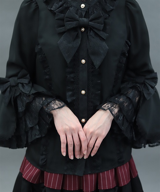 姫袖7分丈ブラウス | axes femme online shop