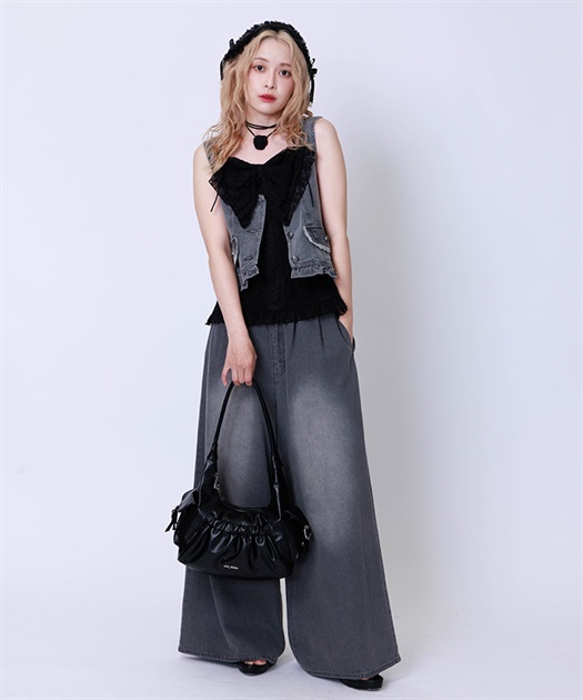 レーシービッグリボンキャミ 【会員限定価格】 | axes femme online shop