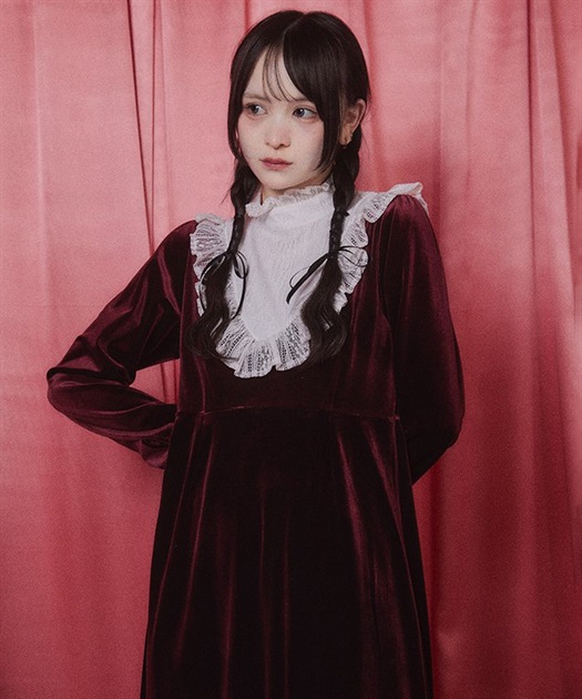 レーズベロアワンピース | Fickle Bebe -outlet- | axes femme online