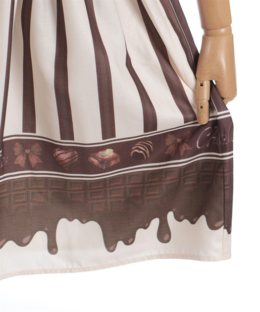 ボンボンショコラ柄ワンピース【受注生産】 | Chalmiere | axes femme