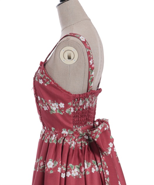 ベイクドベリーロング丈ジャンパースカート【三次予約】 | Chalmiere