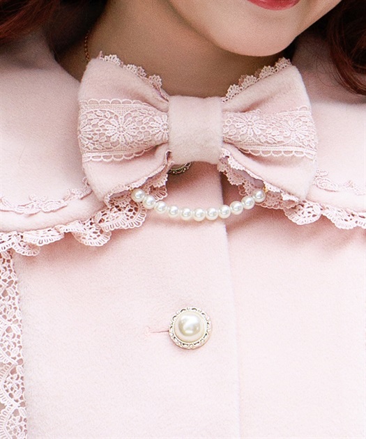 パールリボンショートコート | Chalmiere | axes femme onlineshop