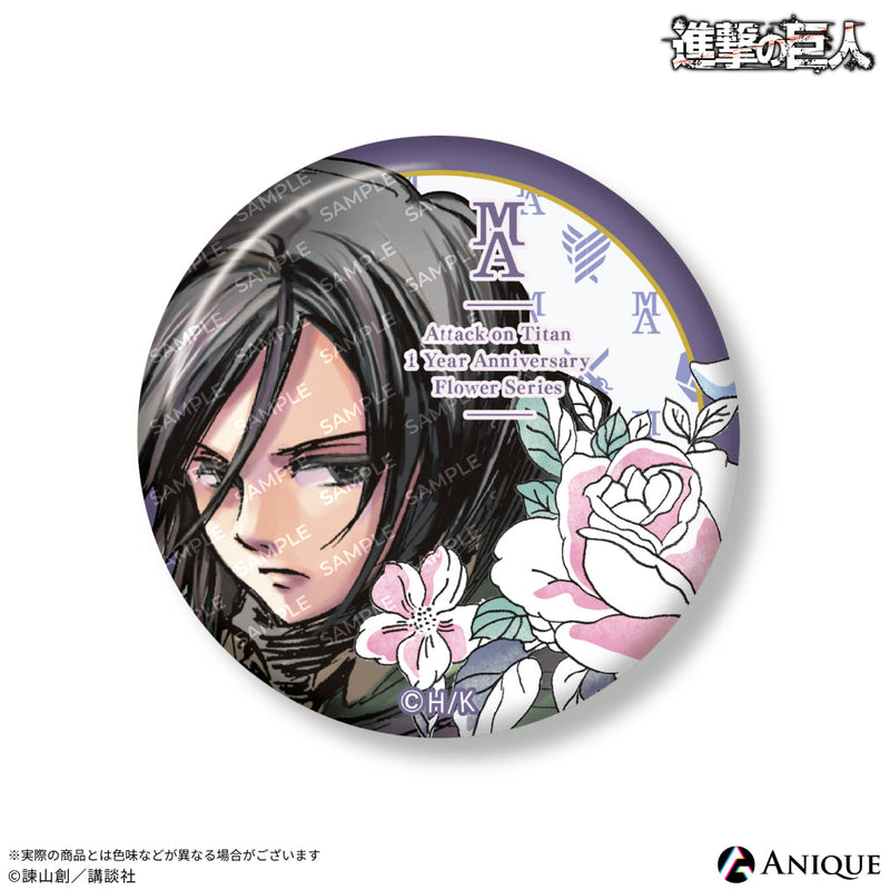 進撃の巨人 巨人中学校 巨中 缶バッジ 缶バッチ サシャ 希少 レア 進撃