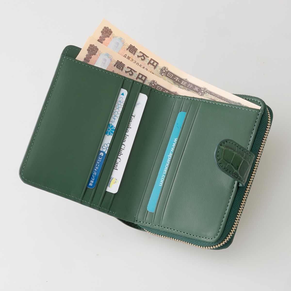 2/27～3/1】イタリアZUMA社シャイニングクロコ財布 | ABCミッケ