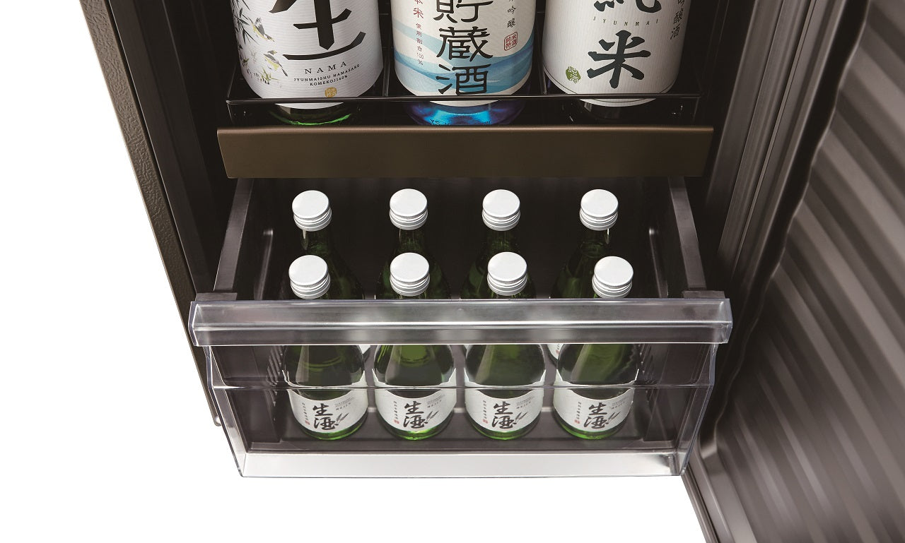 AQUA 日本酒セラー SAKE CABINET 品番：CSR-15H(K)【送料代込み