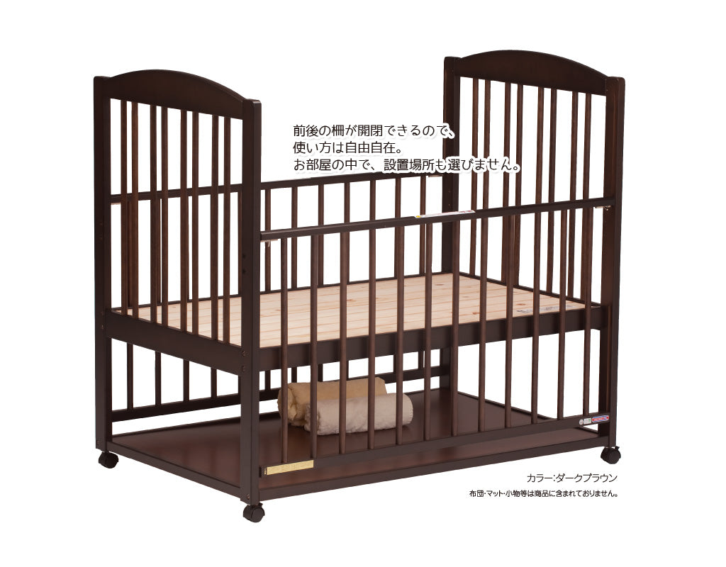 ステラ 澤田工業 標準サイズベビーベッド【レンタル｜小物置き板付