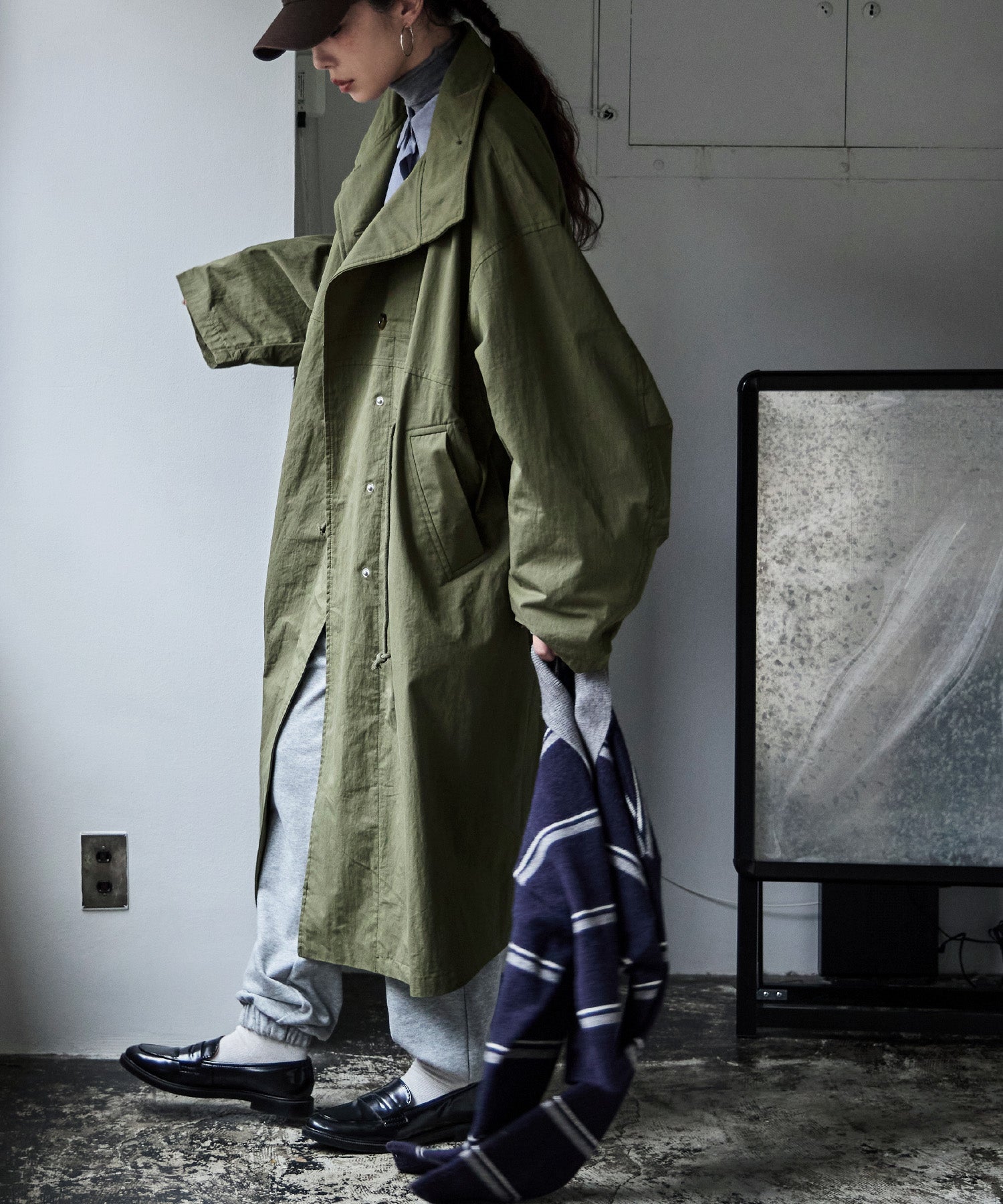 スタンドカラーミリタリーコート｜コート・ジャケット - etoll.