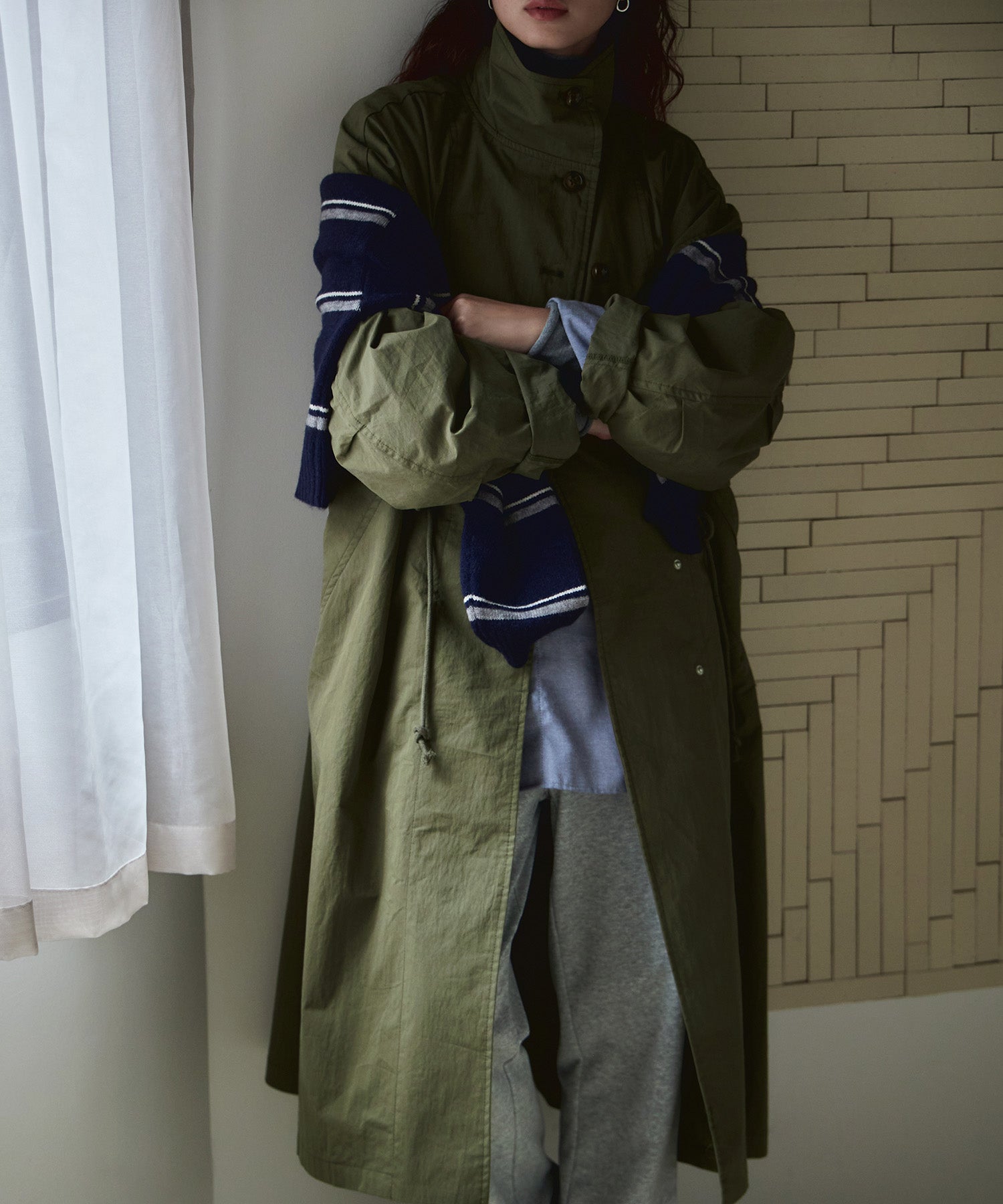 スタンドカラーミリタリーコート｜コート・ジャケット - etoll.