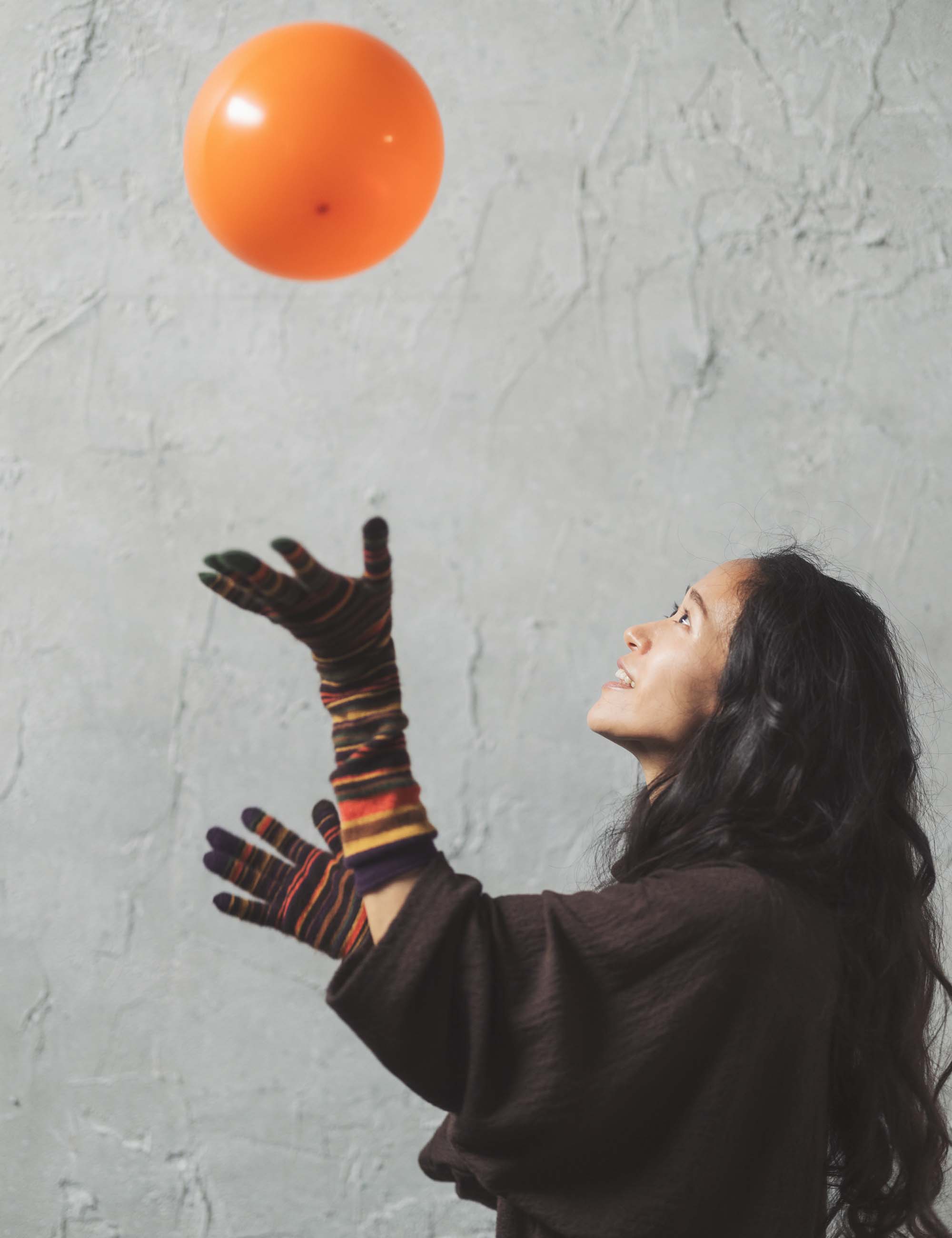 カシミヤボーダー手袋 / ババグーリ | ヨーガンレール ババグーリ