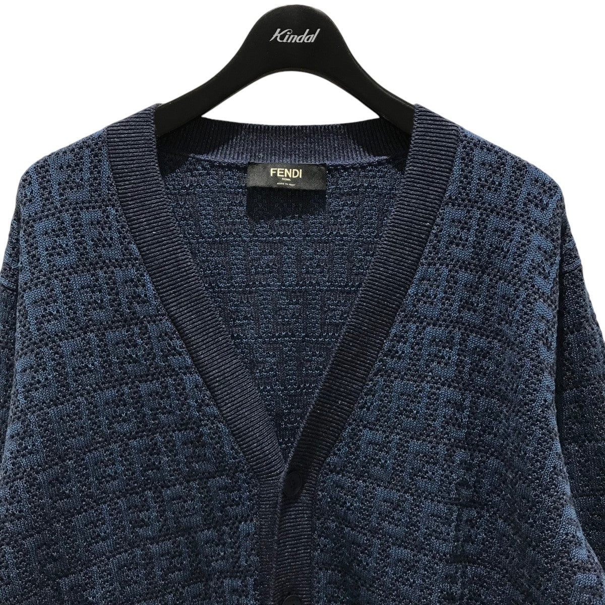 FENDI(フェンディ) FFロゴ ズッカ柄 カーディガンFZC433 FZC433