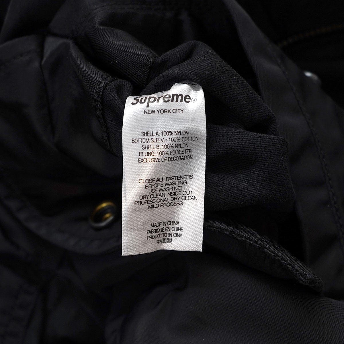 Supreme×Bounty Hunter 23AW Bounty Hunter Ma-1 Jacket ロゴ ボンバー