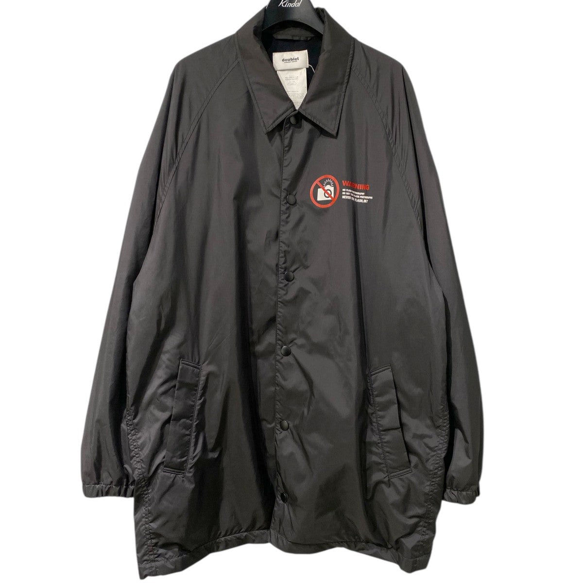 doublet(ダブレット) 19AWPolaroid Film Coach Jacketバックポラロイド