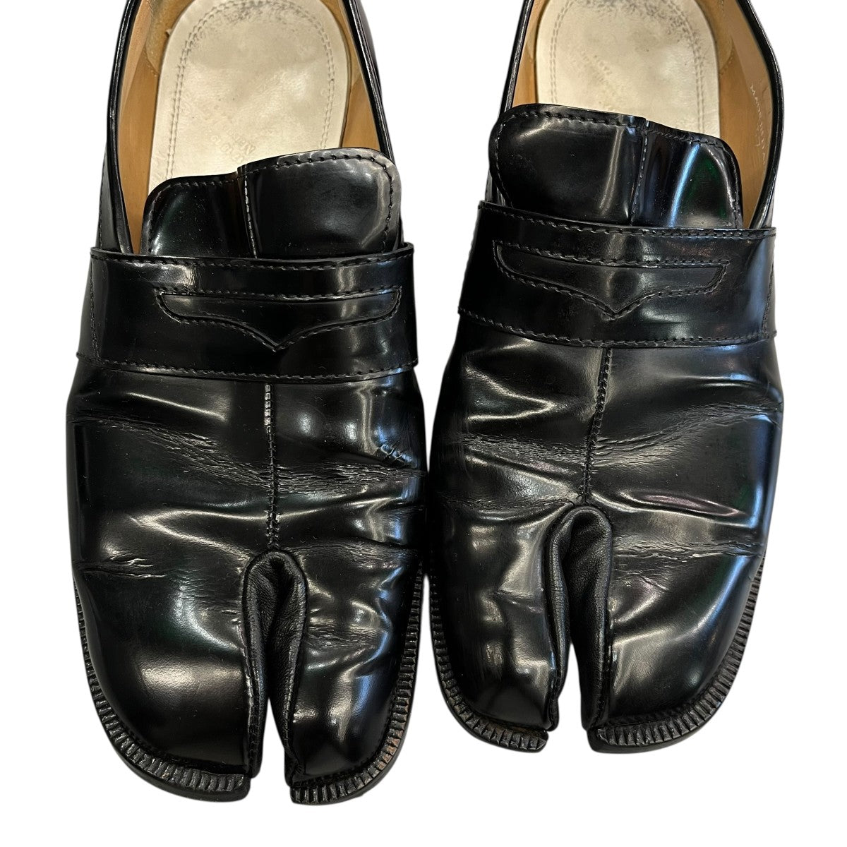 Maison Margiela(メゾンマルジェラ) 足袋ローファー ブラック サイズ