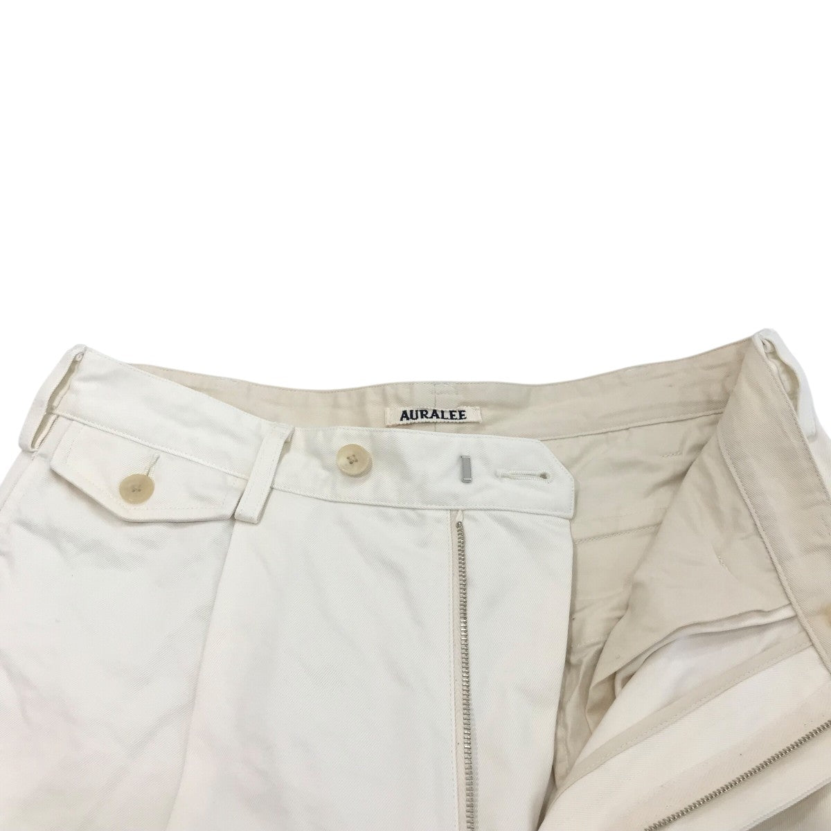 AURALEE(オーラリー) 25SS「WASHED FINX CHINO ONE-TUCK PANTS」パンツ