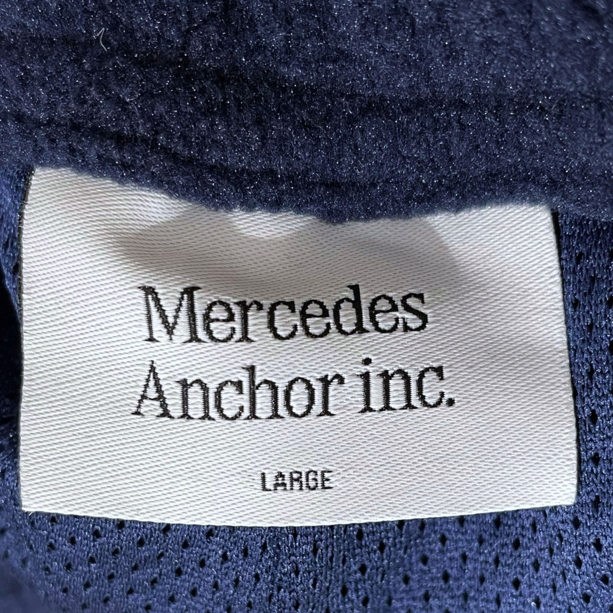 Mercedes Anchor Inc(メルセデスアンカーインク) ロゴ刺繍フリース