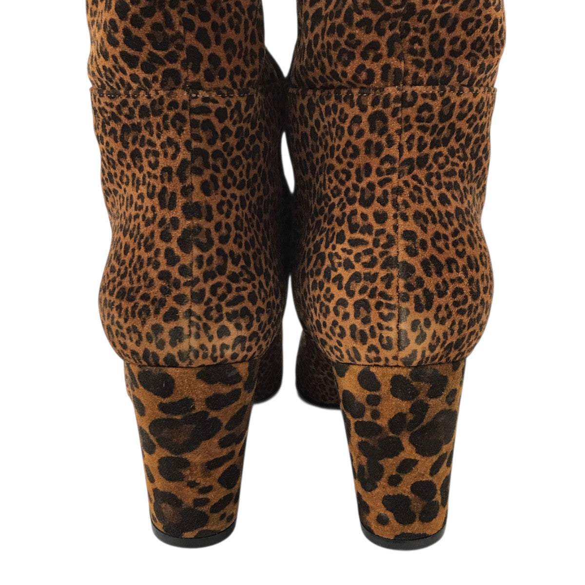 sergio rossi(セルジオロッシ) ヒョウ柄ロングブーツ ブラウン サイズ