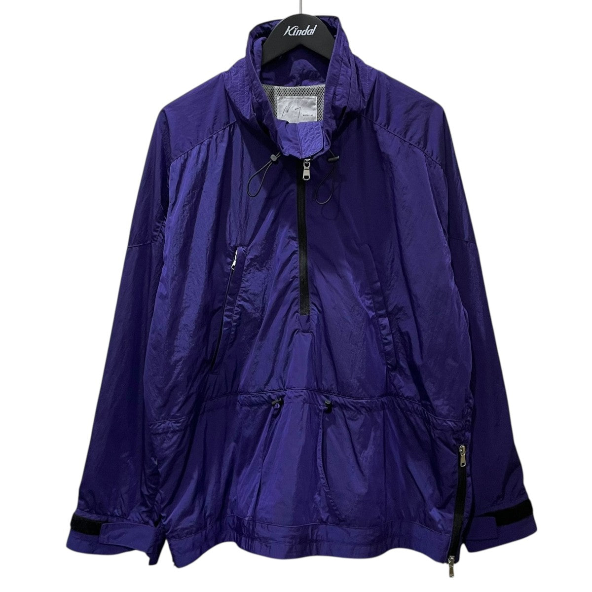 ANCELLM(アンセルム) 25SS ハーフジップナイロンジャケット NYLON