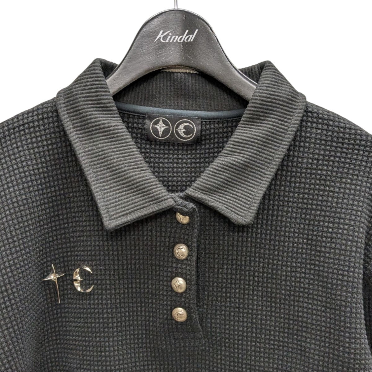 THUG CLUB(サグクラブ) サーマルポロシャツ TC24PK0201W ブラック