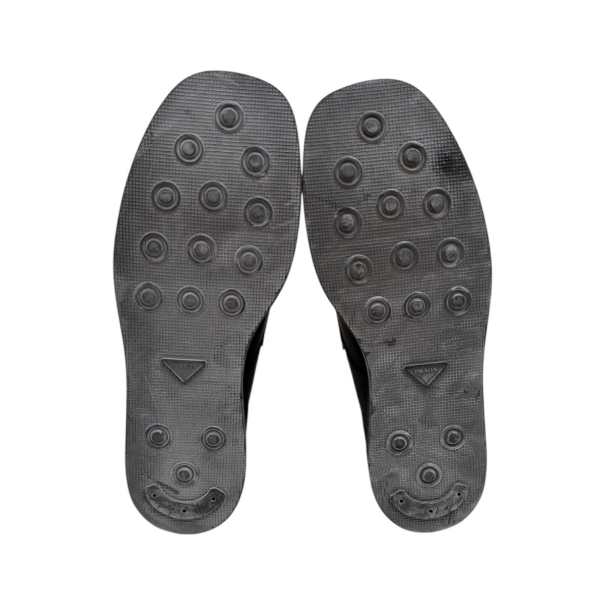 PRADA(プラダ) ベルクロレザーシューズ 2EG341 ブラック サイズ 8 1/2