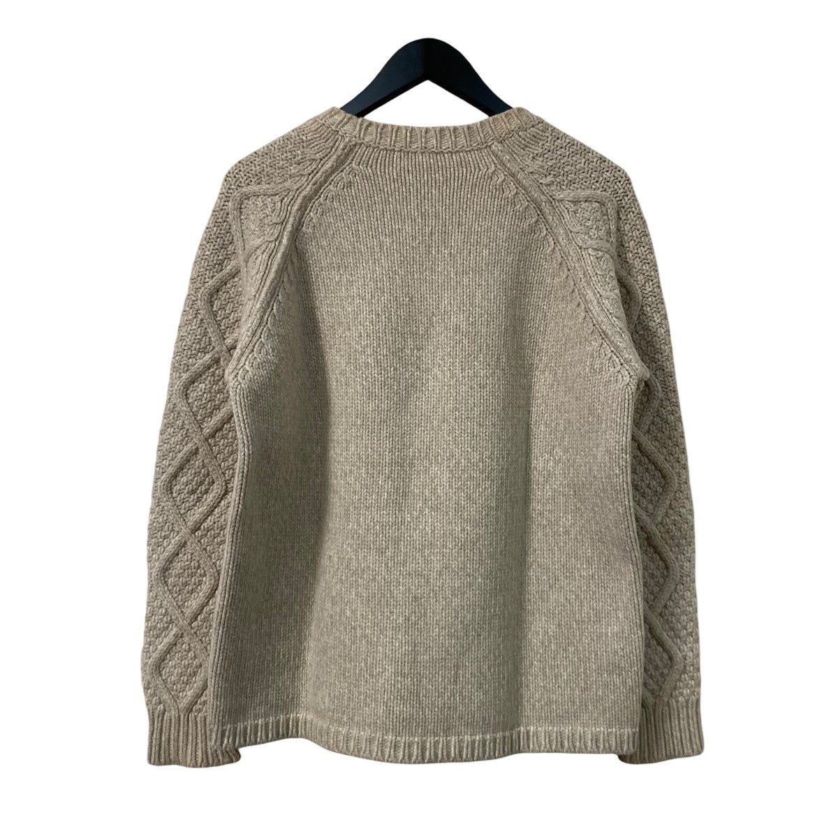 SUNSEA(サンシー) フィッシャーマンニットケーブルニット アイボリー