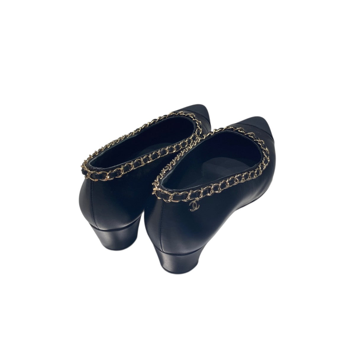 CHANEL(シャネル) ヒールG35386 G35386 ブラック サイズ 35 1/2(22.5cm