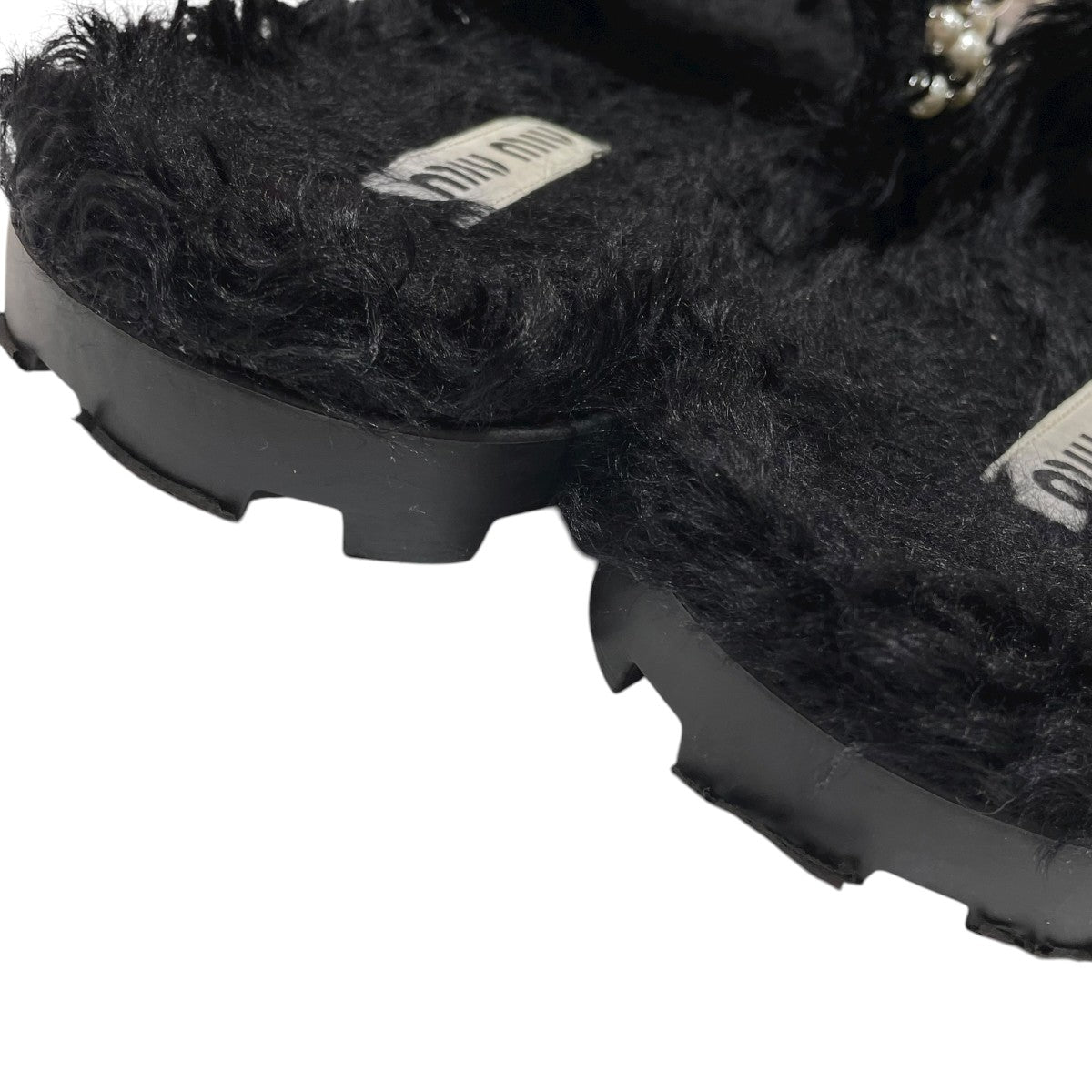 MIU MIU(ミュウミュウ) ミュール5XX535 5XX535 ブラック サイズ 37