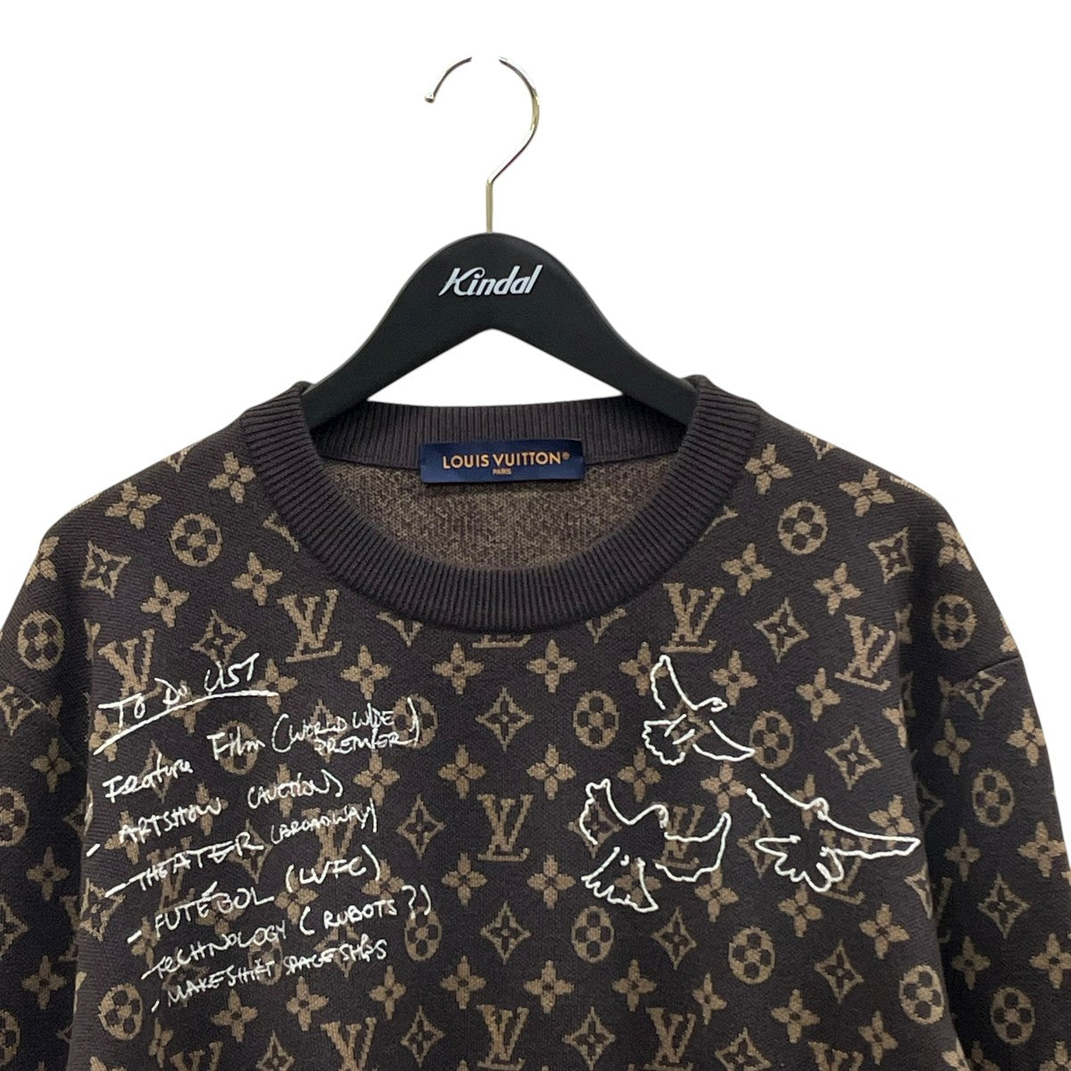 LOUIS VUITTON(ルイヴィトン) 23AWモノグラムエンブロイダードニット