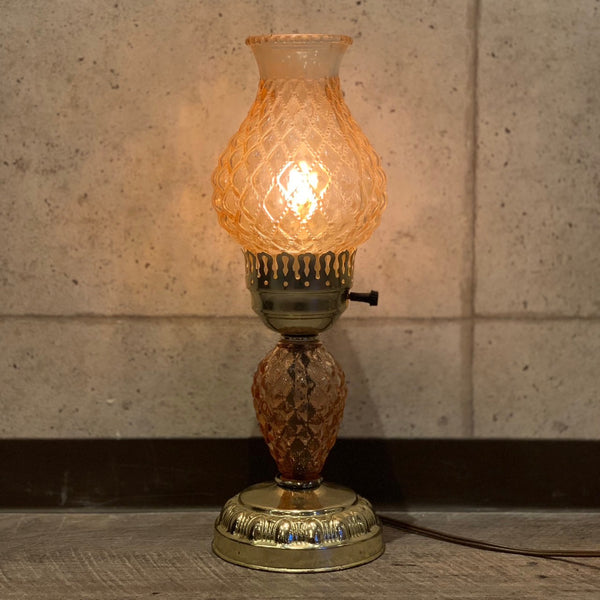 スタンドライト テーブルランプ カットガラス 照明 インテリア レトロ