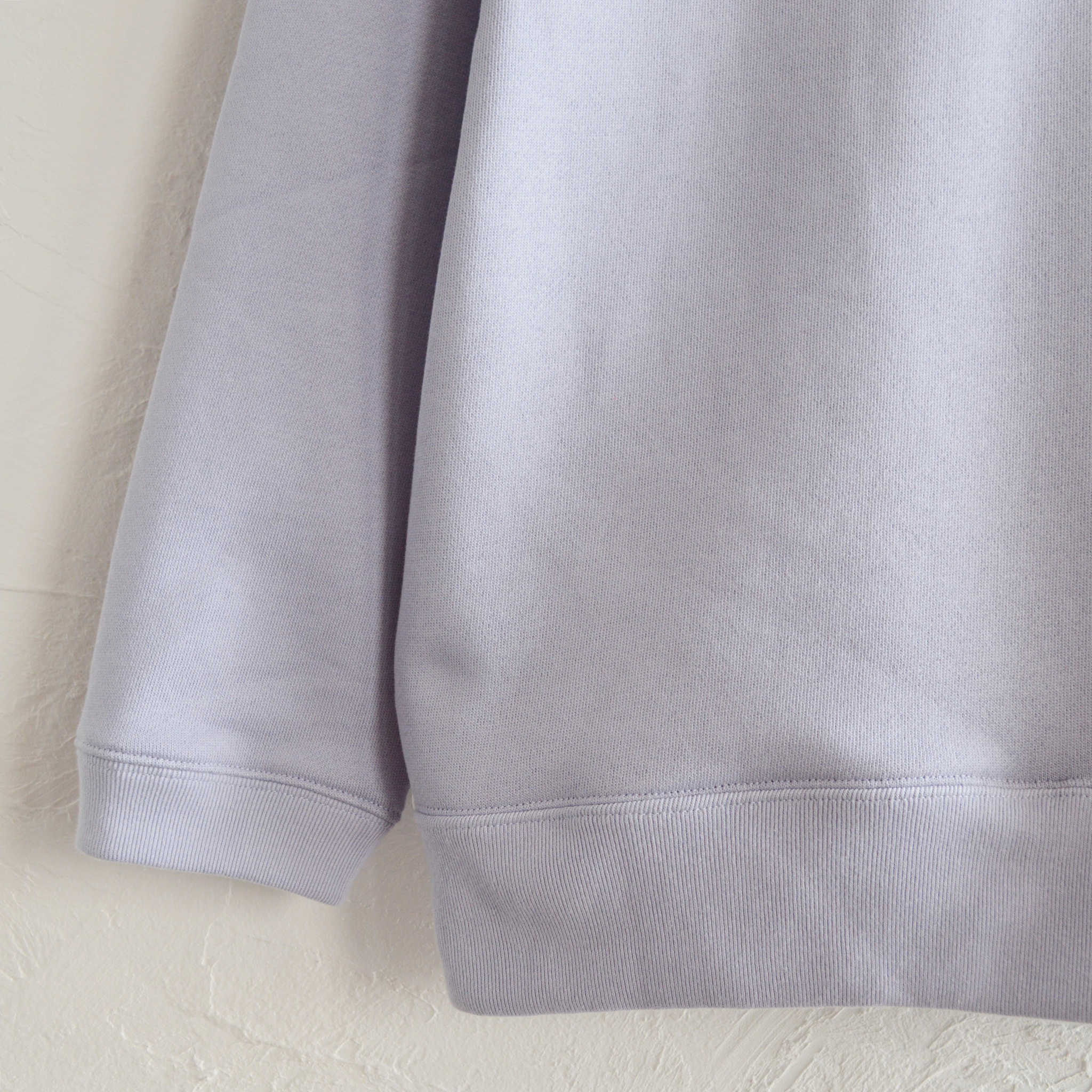 LAMOND ラモンド / HALF ZIP SWEAT ハーフジップスウェット (LAVENDER