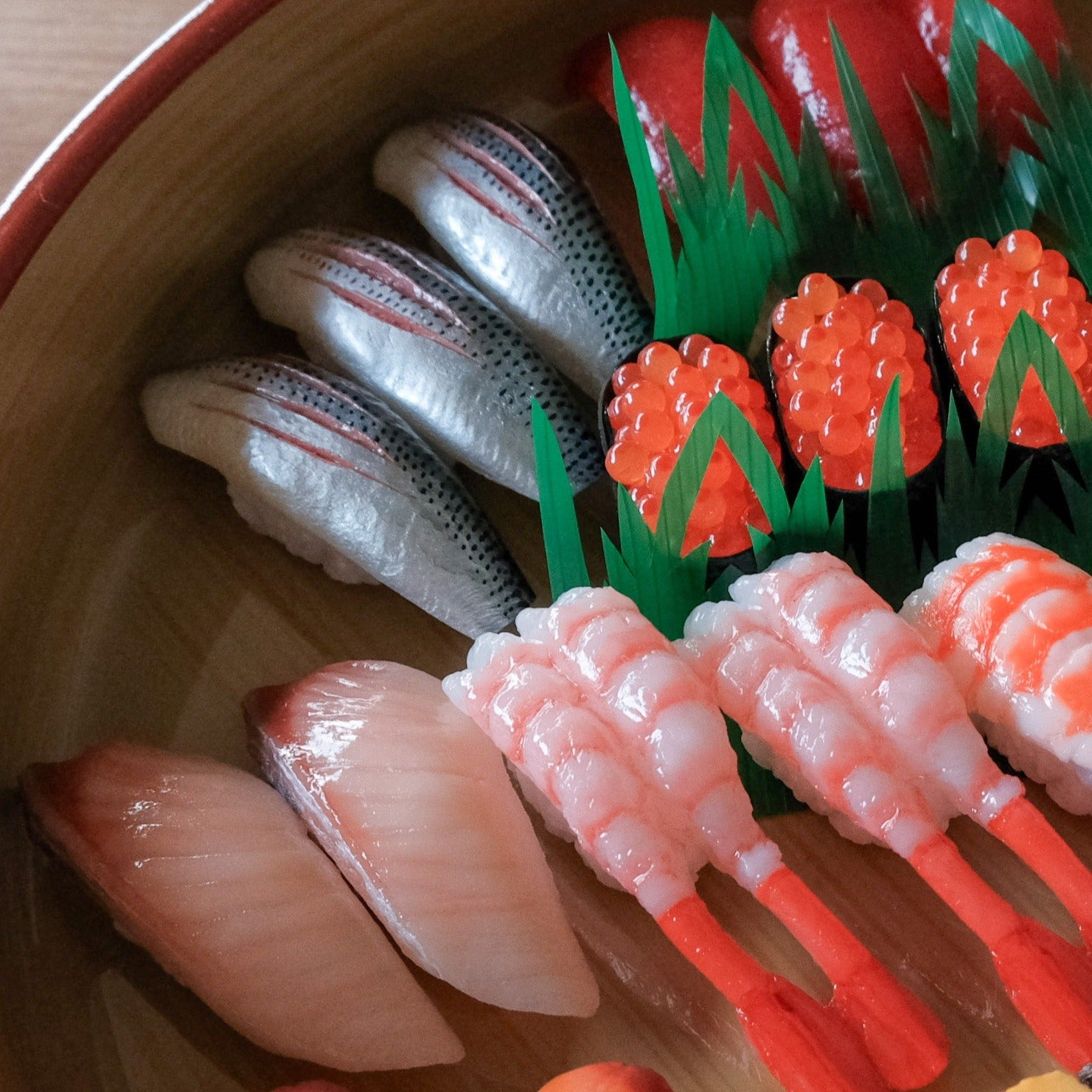 元祖食品サンプル屋「寿司(イクラ)のマグネット」