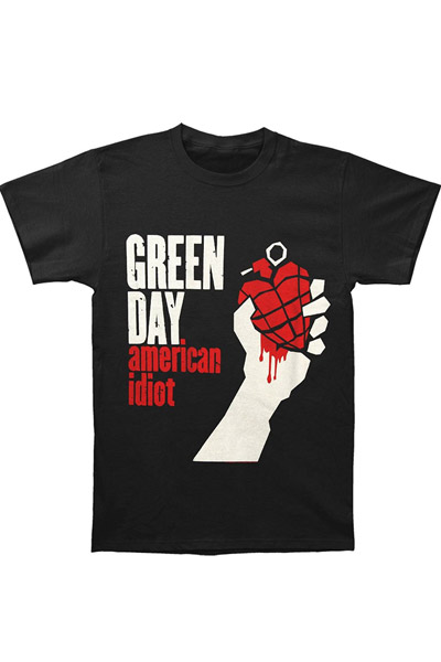 GREEN DAY American Idiot Black T-shirt / ロックファッション