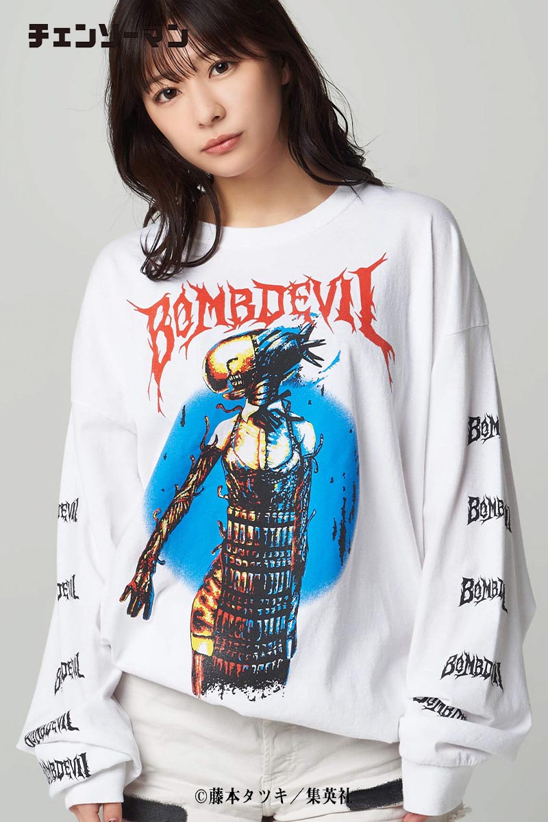 予約商品】glamb (グラム)×チェンソーマン Bomb Devil Long Sleeve T