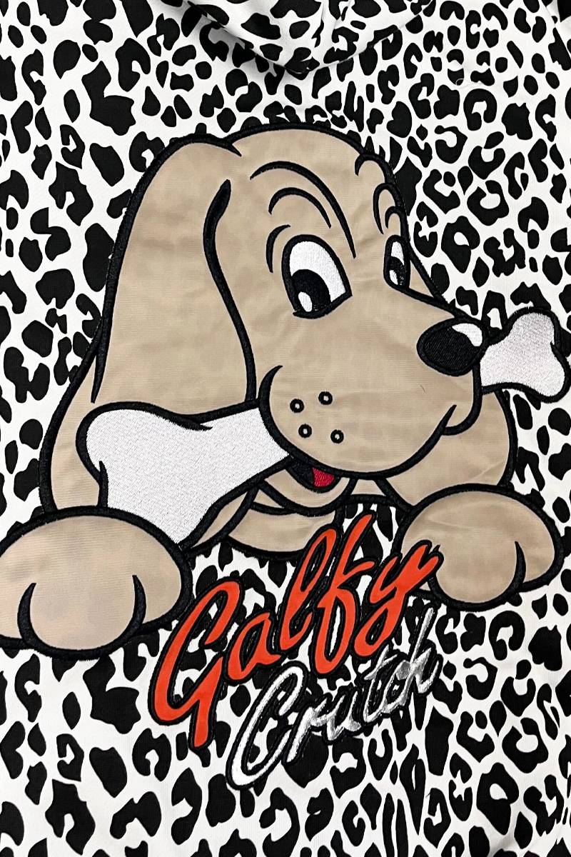 GALFY(ガルフィー) 全ぎゃるの為のヒョウ柄ぱぁかぁ - WHITE / ロック