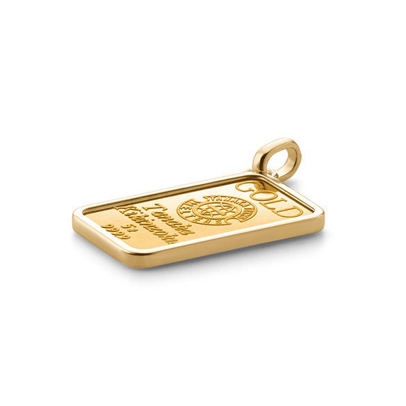 純金5gコインバー ペンダントトップ | 高品質 金・プラチナ