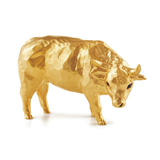 純金オブジェ 「丑（うし）」 | 高品質 金・プラチナ